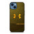 UNDER ARMOUR LOGO EMBROIDERY YELLOW iPhone 14 Case Cover