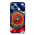 UNITED STATES US MARINE CORPS LOGO FLAG iPhone 14 Case Cover