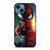 VENOM V SPIDERMAN FACE SUPERHERO MARVEL COMICS iPhone 14 Case Cover