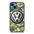 VOLKSWAGEN VW LOGO CAMO ICON iPhone 14 Case Cover