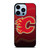 CALGARY FLAMES LOGO HOCKEY TEAM ICON iPhone 13 Pro Max Case Cover