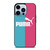 PUMA LOGO BLUE PINK ICON iPhone 13 Pro Max Case Cover