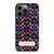 COACH NEW YORK COLORFULL BLACK PATTERN EMBLEM iPhone 13 Pro Case Cover