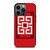 GIVENCHY PARIS ART LOGO RED iPhone 13 Pro Case Cover