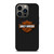 HARLEY DAVIDSON MOTORCYCLES LOGO CARBON iPhone 13 Pro Case Cover