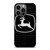 JOHN DEERE TRACTOR LOGO BLACK iPhone 13 Pro Case Cover