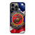 UNITED STATES US MARINE CORPS LOGO FLAG iPhone 13 Pro Case Cover
