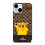 COACH NEW YORK LOGO BRWON EMBLEM X PIKACHU POKEMON iPhone 13 Mini Case Cover