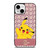 COACH NEW YORK LOGO PINK X PIKACHU POKEMON iPhone 13 Mini Case Cover