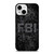 FBI LOGO CAMO iPhone 13 Mini Case Cover FBI LOGO CAMO iPhone 13 Mini Case Cover