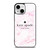 KATE SPADE NEW YORK LOGO PINK MARBLES iPhone 13 Mini Case Cover