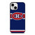 MONTREAL CANADIENS LOGO HOCKEY TEAM EMBORDERY iPhone 13 Mini Case Cover