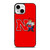 NEBRASKA HUSKERS ICON UNIVERSITY FOOTBALL LOGO iPhone 13 Mini Case Cover