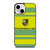 PORSCHE CAR LOGO YELLOW GREEN ICON iPhone 13 Mini Case Cover