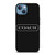 COACH NEW YORK LOGO BLACK iPhone 13 Case Cover