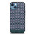 COACH NEW YORK LOGO PATTERN GREEN EMBLEM iPhone 13 Case Cover