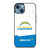 LOS ANGELES CHARGERS FOOTBALL LOGO BOLT UP iPhone 13 Case Cover