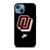 OKLAHOMA SOONERS UNIVERSITY FOOTBALL TEAM LOGO iPhone 13 Case Cover