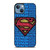SUPERMAN TYPOGRAPHY LOGO iPhone 13 Case Cover