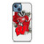 WISCONSIN BADGERS UNIVERSITY FOOTBALL LOGO iPhone 13 Case Cover