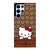 COACH NEW YORK LOGO HELLO KITTY BROWN Samsung Galaxy S22 Ultra Case Cover