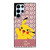 COACH NEW YORK LOGO PINK X PIKACHU POKEMON Samsung Galaxy S22 Ultra Case Cover