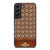 COACH NEW YORK LOGO BROWN LEATHER Samsung Galaxy S22 Plus Case Cover