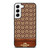 COACH NEW YORK LOGO BROWN LEATHER Samsung Galaxy S22 Case Cover
