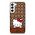 COACH NEW YORK LOGO HELLO KITTY BROWN Samsung Galaxy S22 Case Cover