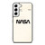 NASA LOGO WHITEI CON Samsung Galaxy S22 Case Cover