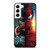 VENOM V SPIDERMAN FACE SUPERHERO MARVEL COMICS Samsung Galaxy S22 Case Cover