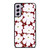 MARIMEKO HERITAGE WHITE RED FLOWER Samsung Galaxy S21 FE Case Cover