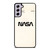 NASA LOGO WHITEI CON Samsung Galaxy S21 FE Case Cover