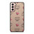 MCM LOVE CHERRIES BROWN LEATHER Samsung Galaxy S21 Case Cover