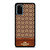 COACH NEW YORK LOGO BROWN LEATHER Samsung Galaxy S20 Plus Case Cover