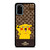 COACH NEW YORK LOGO BRWON EMBLEM X PIKACHU POKEMON Samsung Galaxy S20 Plus Case Cover