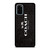 COACH NEW YORK LOGO ON BLACK FABRIC Samsung Galaxy S20 Plus Case Cover