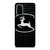 JOHN DEERE TRACTOR LOGO BLACK Samsung Galaxy S20 Plus Case Cover
