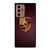 PORSCHE CAR LOGO ON RED LEATHER Samsung Galaxy Note 20 Ultra Case Cover