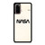 NASA LOGO WHITEI CON Samsung Galaxy S20 Case Cover