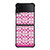 COACH NEW YORK LOGO PATTERN PINK EMBLEM Samsung Galaxy Z Flip 4 Case Cover