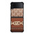 MK MICHAEL KORS LOGO BROWN BAG Samsung Galaxy Z Flip 4 Case Cover