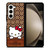 COACH NEW YORK LOGO HELLO KITTY BROWN Samsung Galaxy Z Fold 5 Case Cover