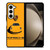 PORSCHE CAR LOGO YELLOW Samsung Galaxy Z Fold 5 Case Cover