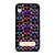COACH NEW YORK COLORFULL BLACK PATTERN EMBLEM iPhone XR Case Cover