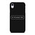 COACH NEW YORK LOGO BLACK iPhone XR Case Cover