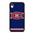 MONTREAL CANADIENS LOGO HOCKEY TEAM EMBORDERY iPhone XR Case Cover