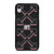 OFF WHITE LOGO BLACK PINK iPhone XR Case Cover
