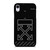 OFF WHITE LOGO TIME DATE CARBON iPhone XR Case Cover