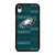 PHILADELPHIA EAGLES LOGO FLY EAGLE FLY iPhone XR Case Cover